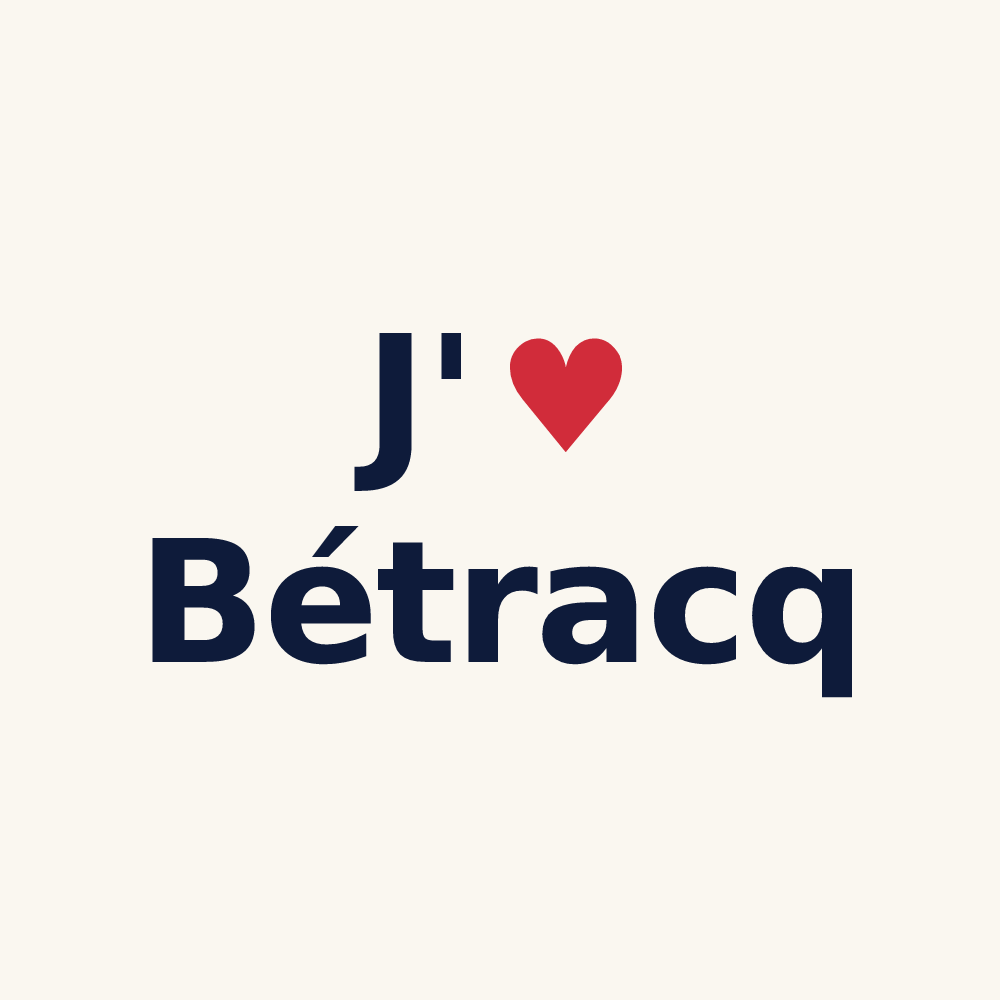 Tasse personnalisée Bétracq — design J'aime Bétracq