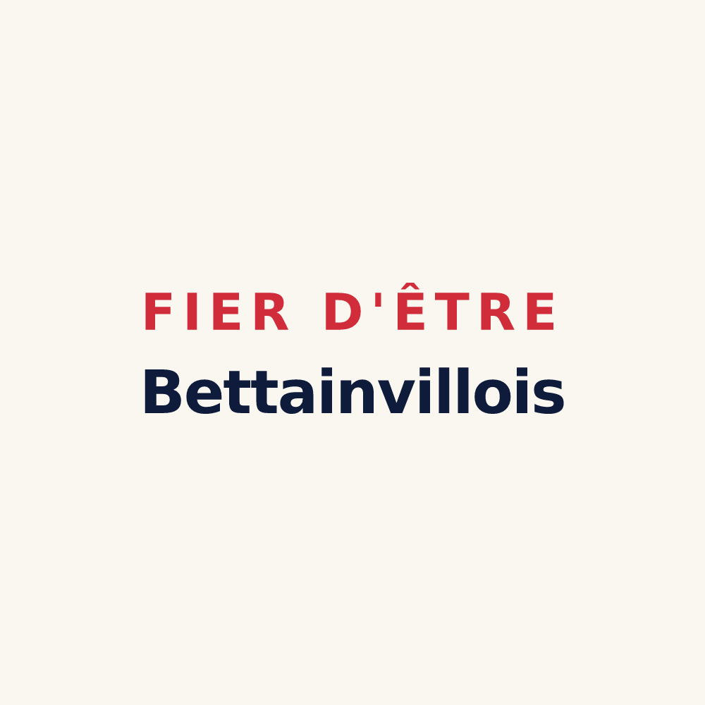 Tasse « Fier d'être Bettainvillois » — design pour Bettainvillers