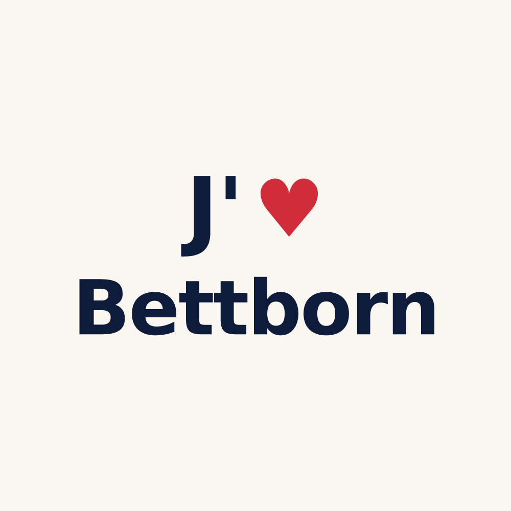 Tasse personnalisée Bettborn — design J'aime Bettborn