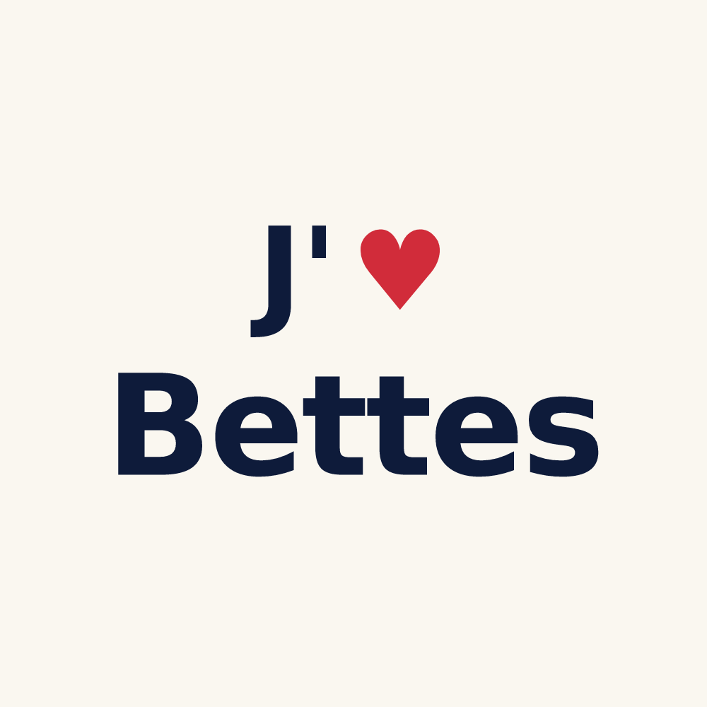 Tasse personnalisée Bettes — design J'aime Bettes