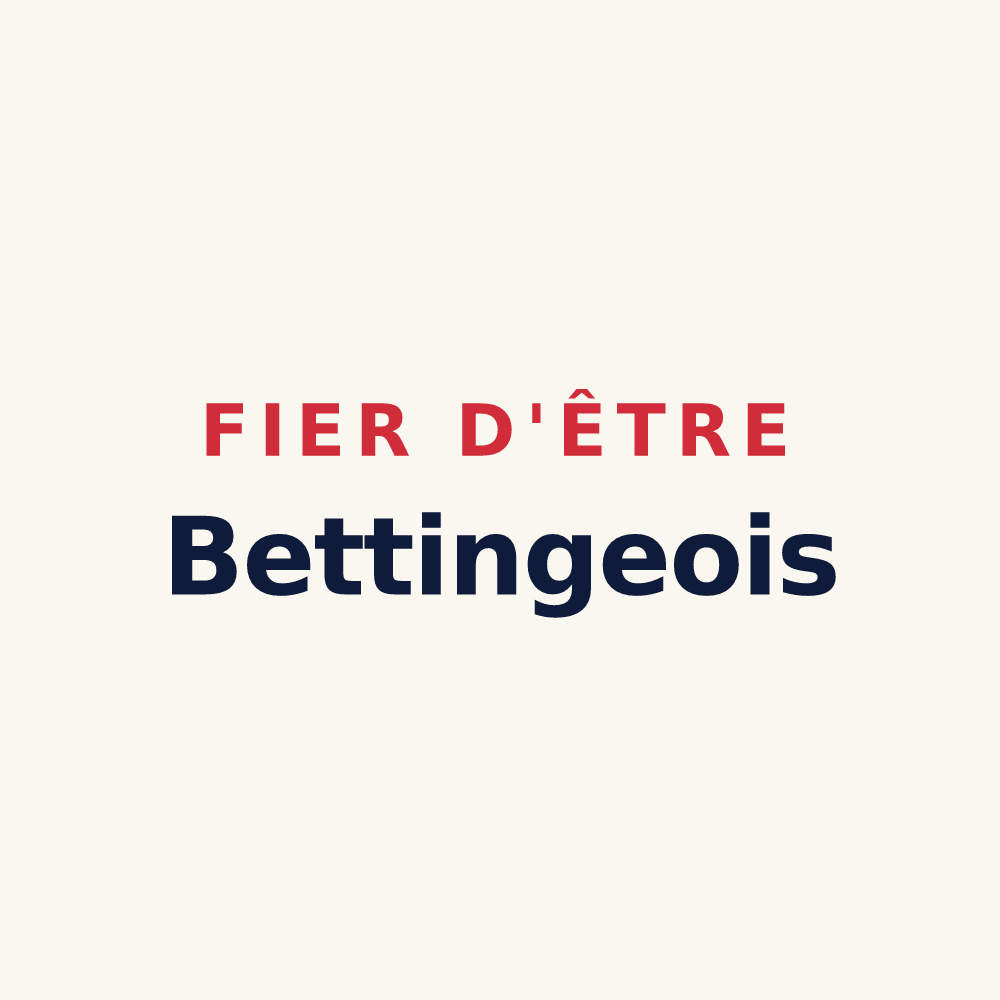 Tasse « Fier d'être Bettingeois » — design pour Betting