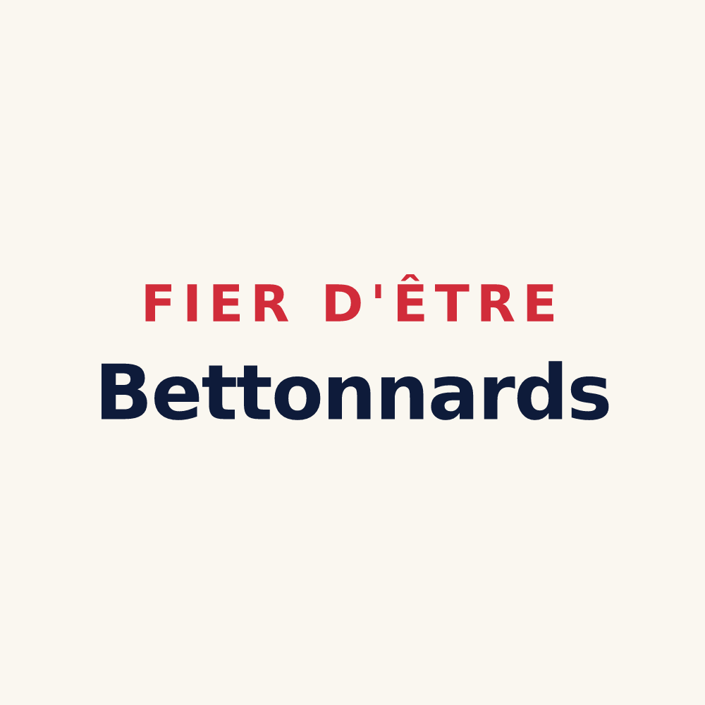 Tasse « Fier d'être Bettonnards » — design pour Betton-Bettonet