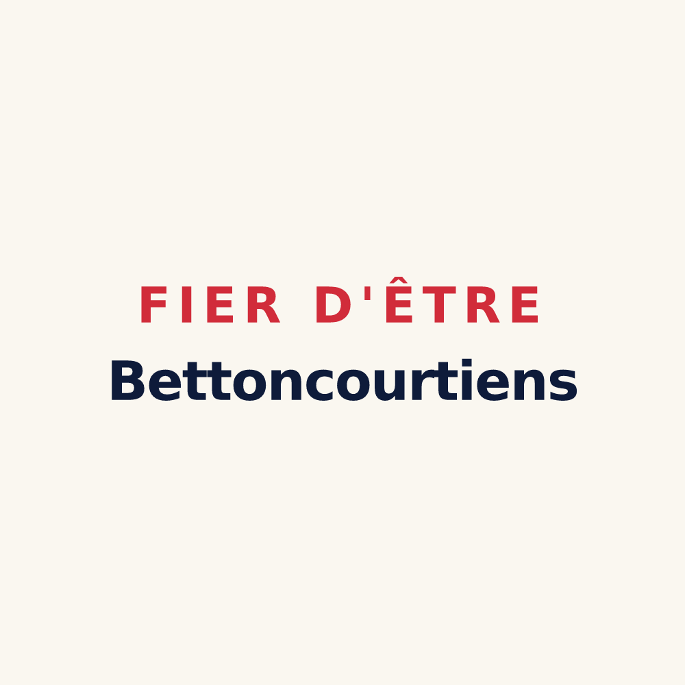 Tasse « Fier d'être Bettoncourtiens » — design pour Bettoncourt