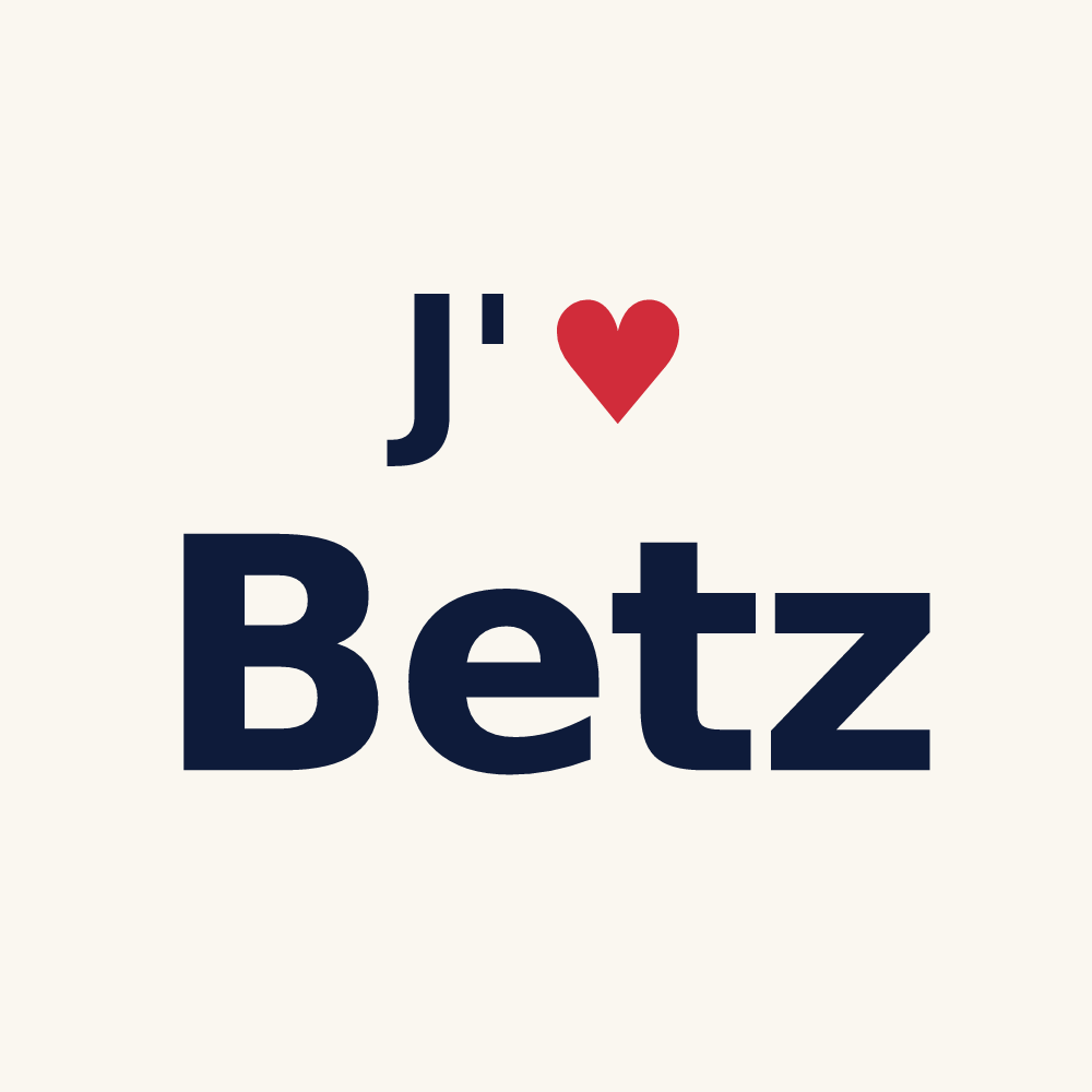 Tasse personnalisée Betz — design J'aime Betz