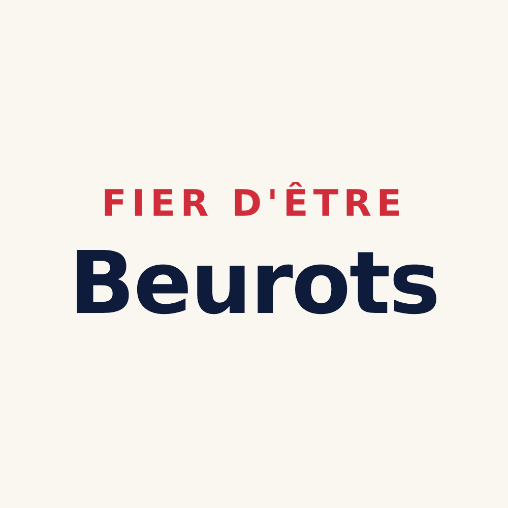 Tasse « Fier d'être Beurots » — design pour Beure