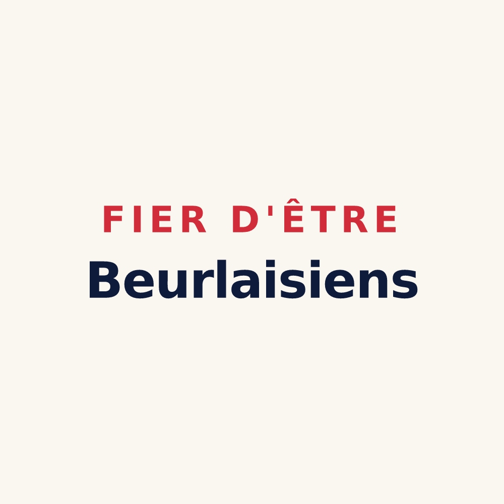 Tasse « Fier d'être Beurlaisiens » — design pour Beurlay