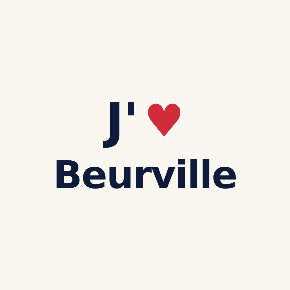 Tasse personnalisée Beurville — design J'aime Beurville