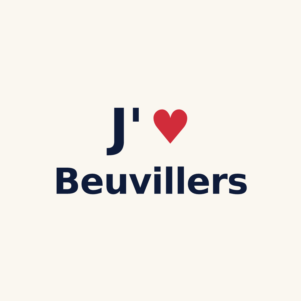Tasse personnalisée Beuvillers — design J'aime Beuvillers