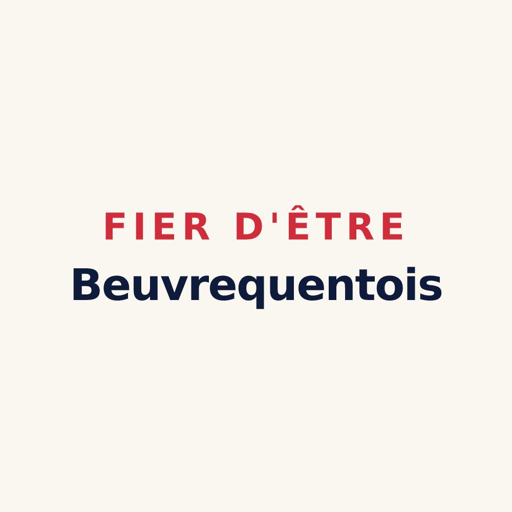Tasse « Fier d'être Beuvrequentois » — design pour Beuvrequen