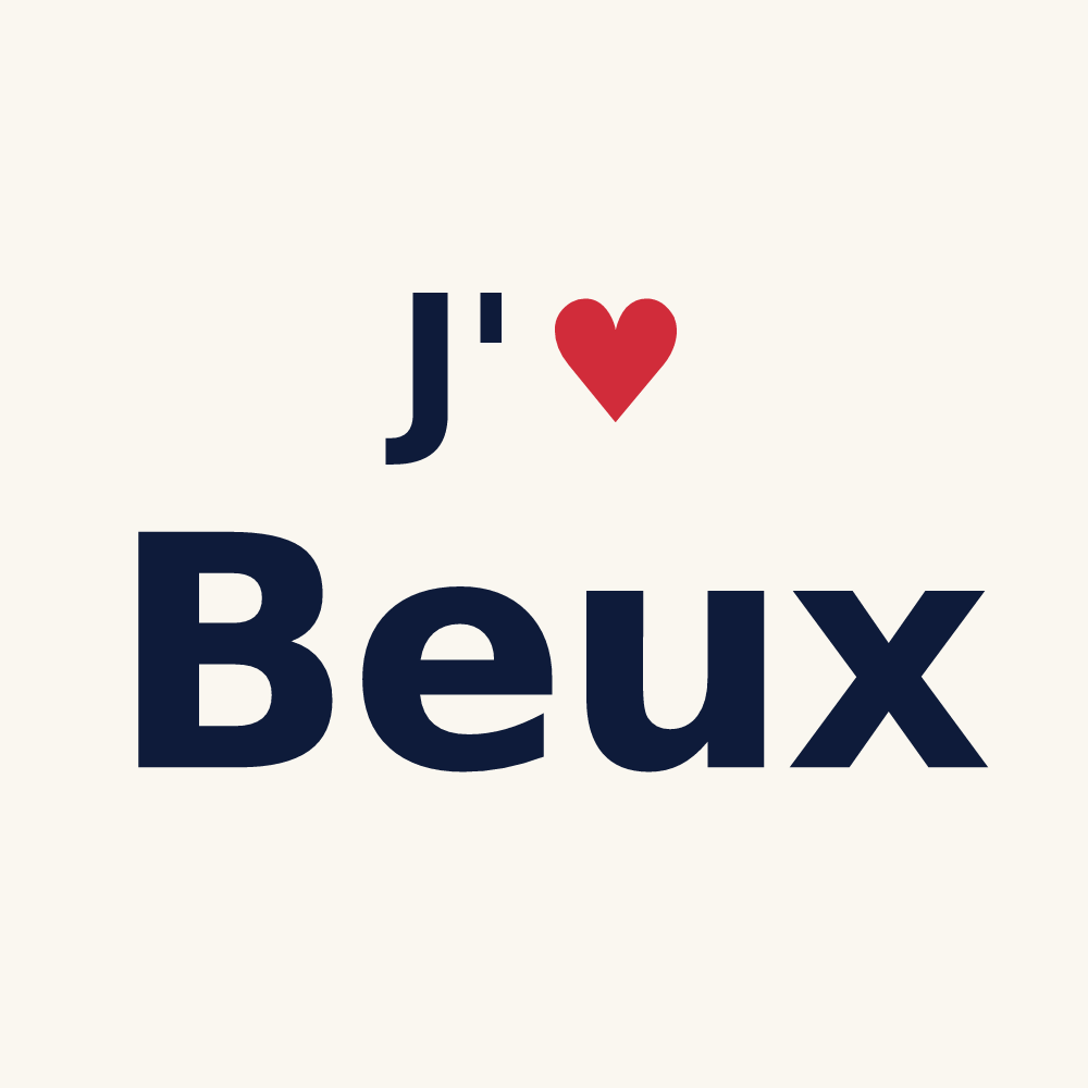 Tasse personnalisée Beux — design J'aime Beux