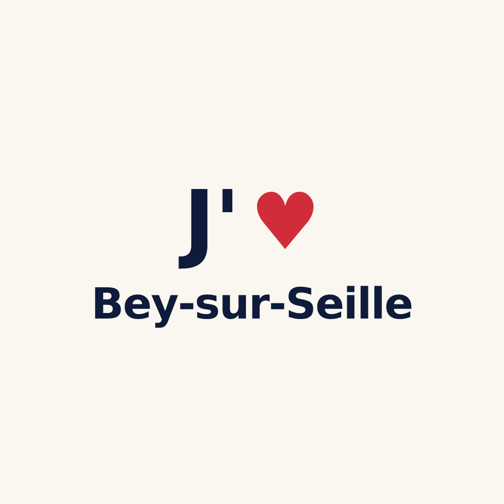Tasse personnalisée Bey-sur-Seille — design J'aime Bey-sur-Seille