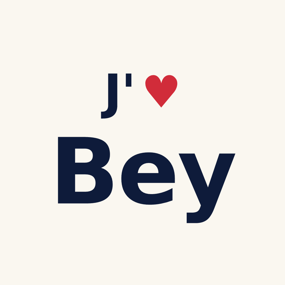 Tasse personnalisée Bey — design J'aime Bey