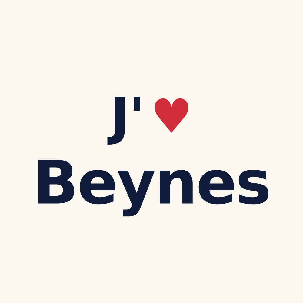 Tasse personnalisée Beynes — design J'aime Beynes