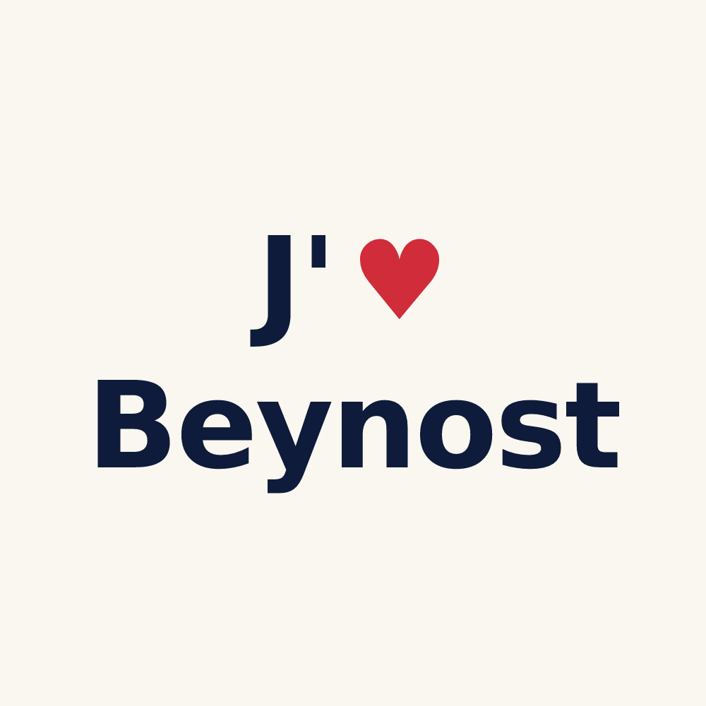 Tasse personnalisée Beynost — design J'aime Beynost