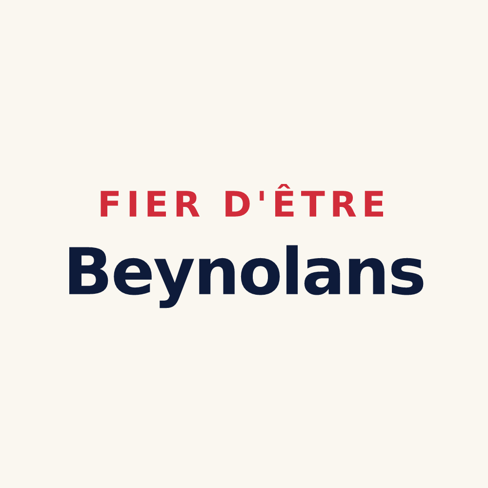 Tasse « Fier d'être Beynolans » — design pour Beynost