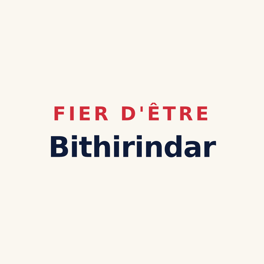Tasse « Fier d'être Bithirindar » — design pour Beyrie-sur-Joyeuse