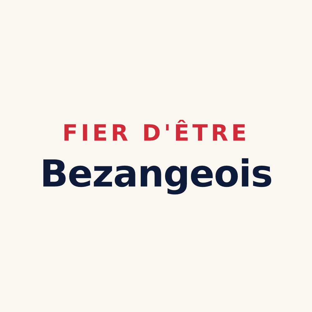 Tasse « Fier d'être Bezangeois » — design pour Bezange-la-Grande