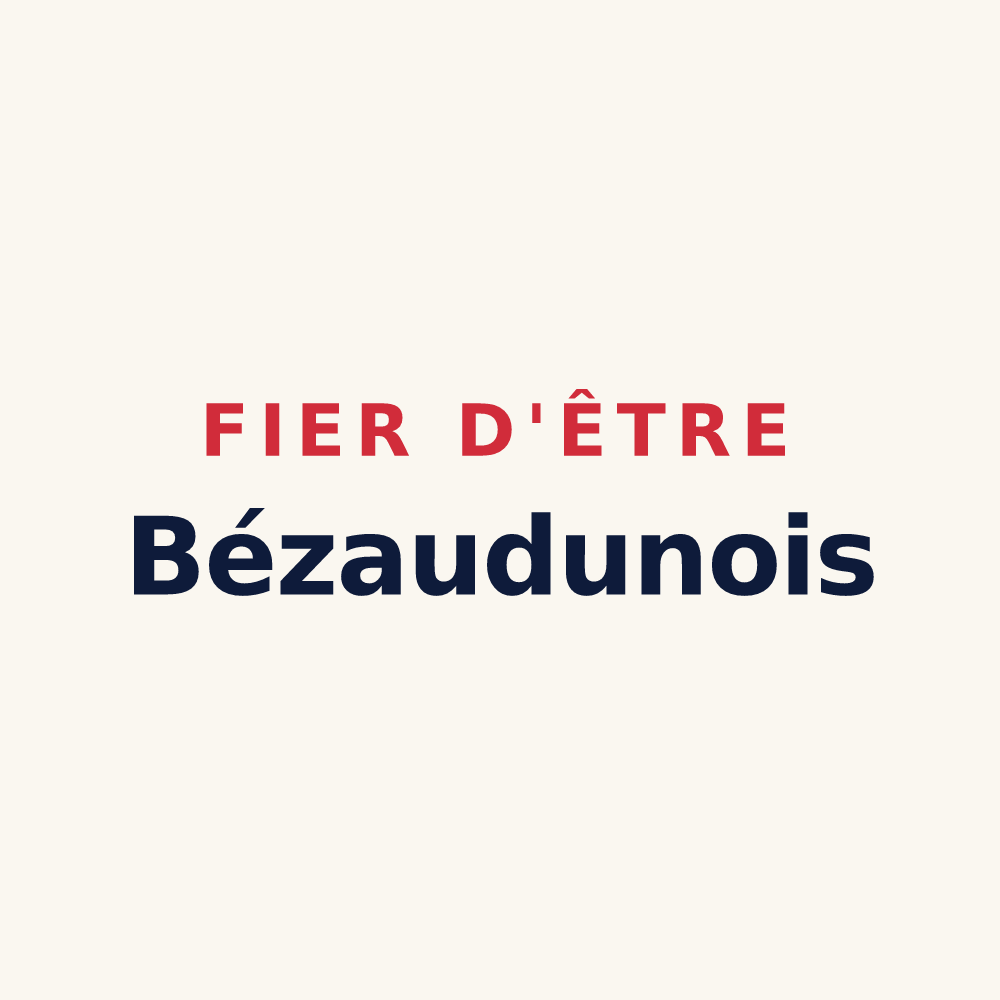 Tasse « Fier d'être Bézaudunois » — design pour Bézaudun-les-Alpes