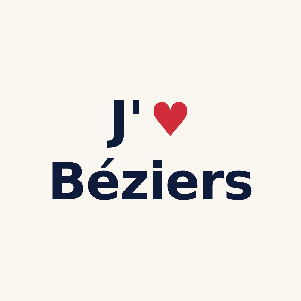 Tasse personnalisée Béziers — design J'aime Béziers