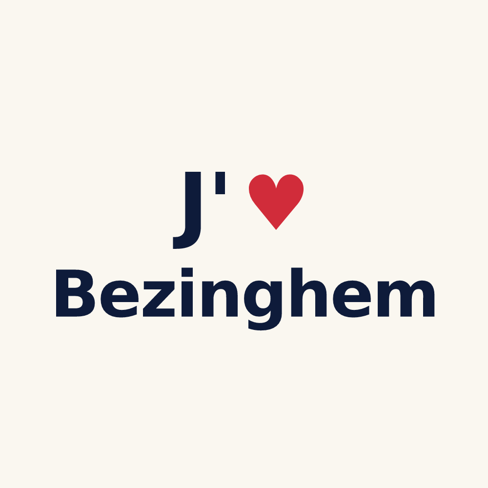 Tasse personnalisée Bezinghem — design J'aime Bezinghem