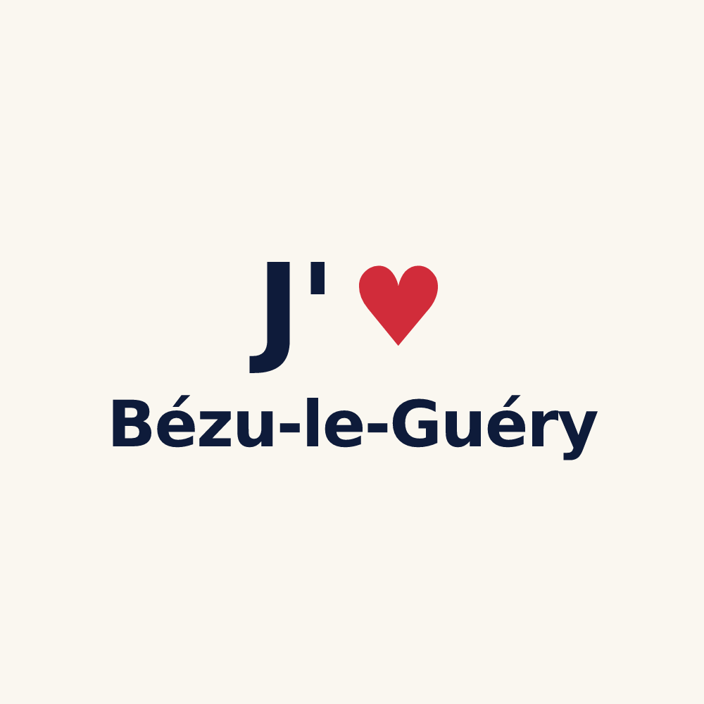 Tasse personnalisée Bézu-le-Guéry — design J'aime Bézu-le-Guéry