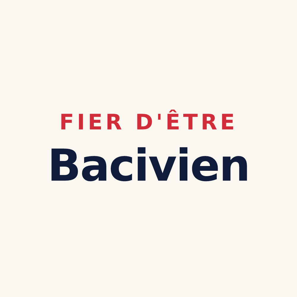 Tasse « Fier d'être Bacivien » — design pour Bézu-Saint-Éloi