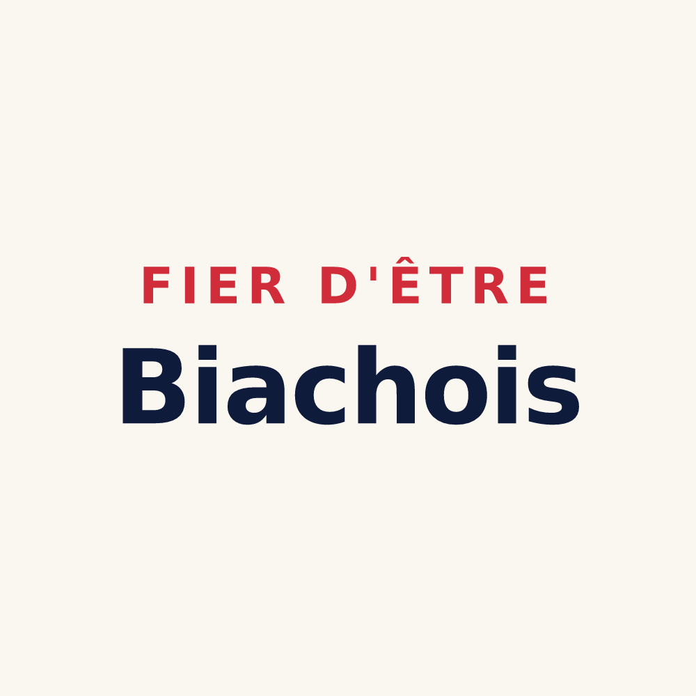 Tasse « Fier d'être Biachois » — design pour Biache-Saint-Vaast