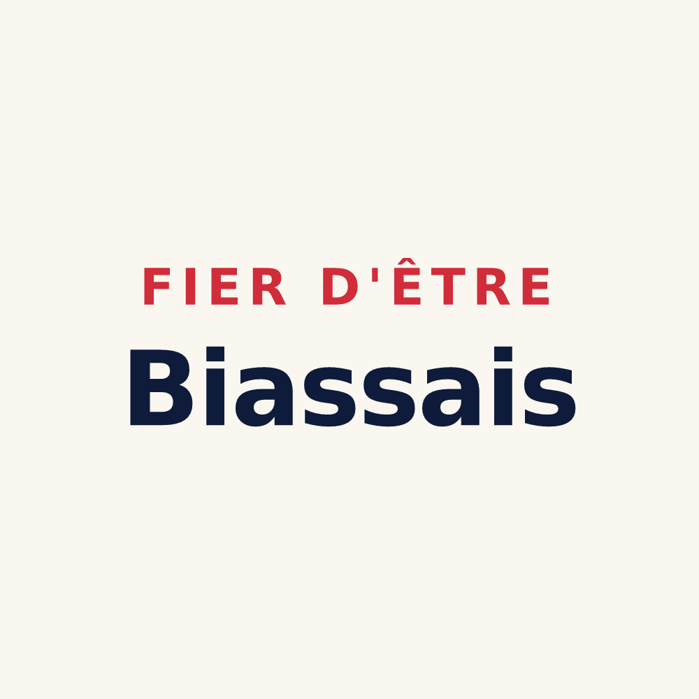 Tasse « Fier d'être Biassais » — design pour Bias