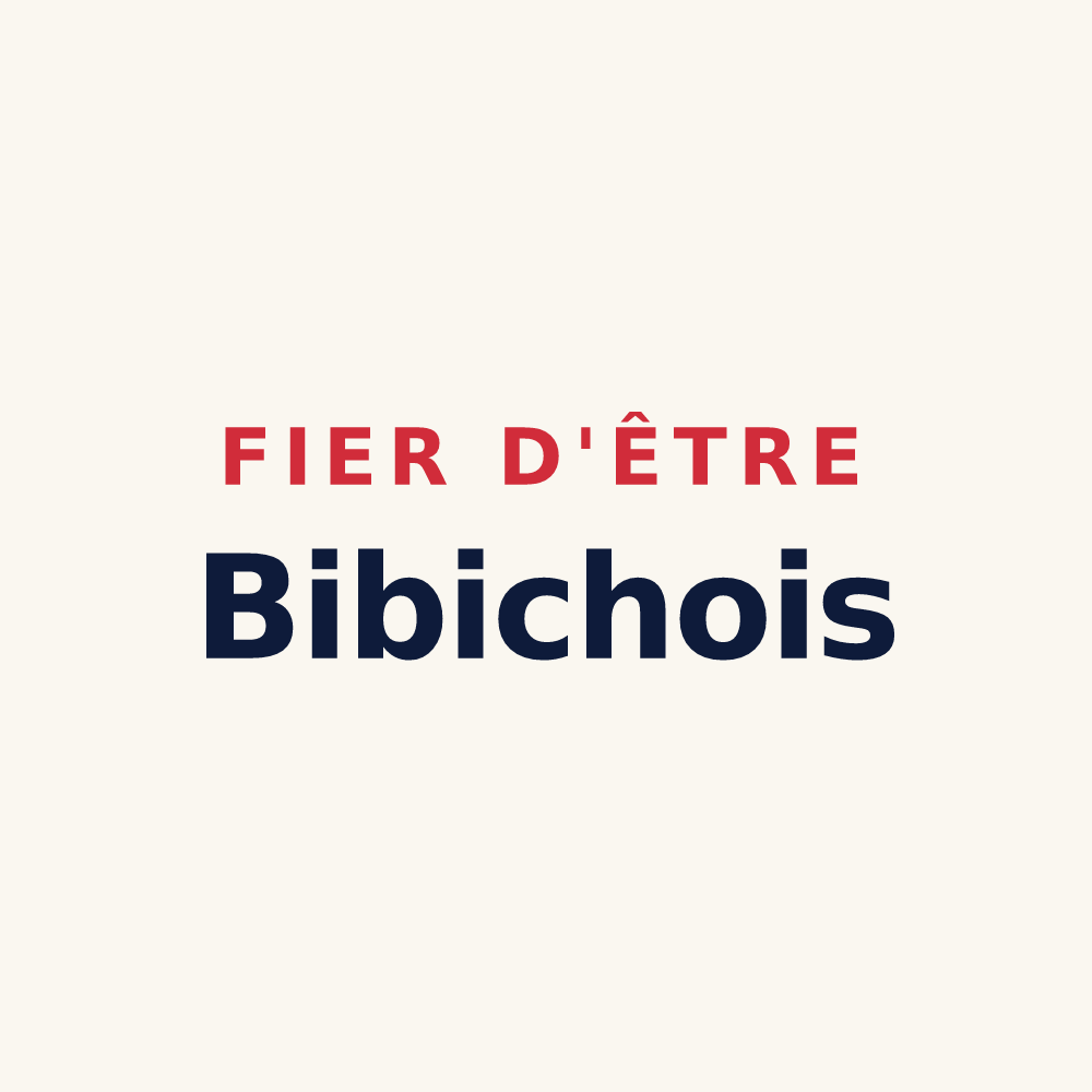 Tasse « Fier d'être Bibichois » — design pour Bibiche