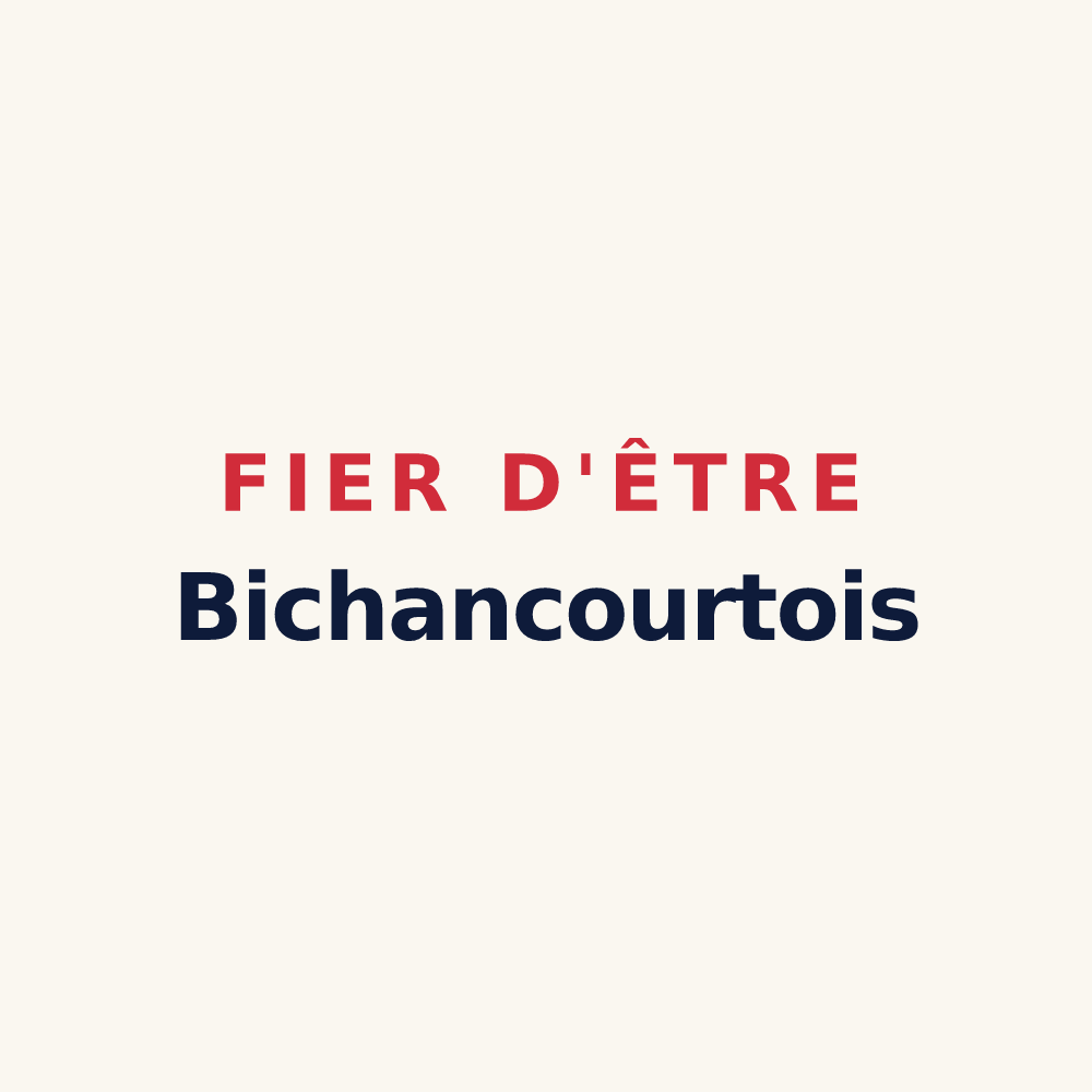 Tasse « Fier d'être Bichancourtois » — design pour Bichancourt