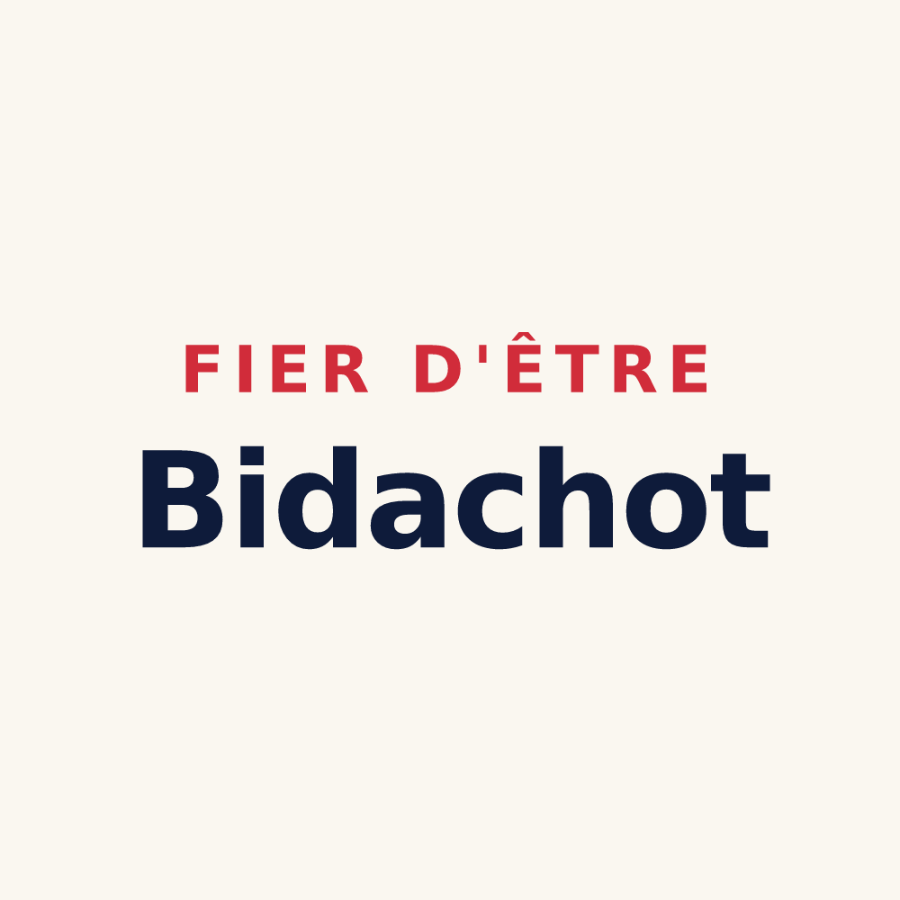Tasse « Fier d'être Bidachot » — design pour Bidache