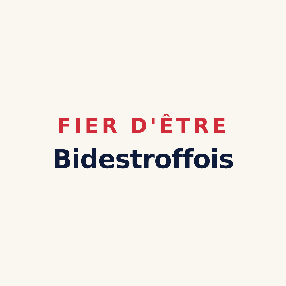 Tasse « Fier d'être Bidestroffois » — design pour Bidestroff