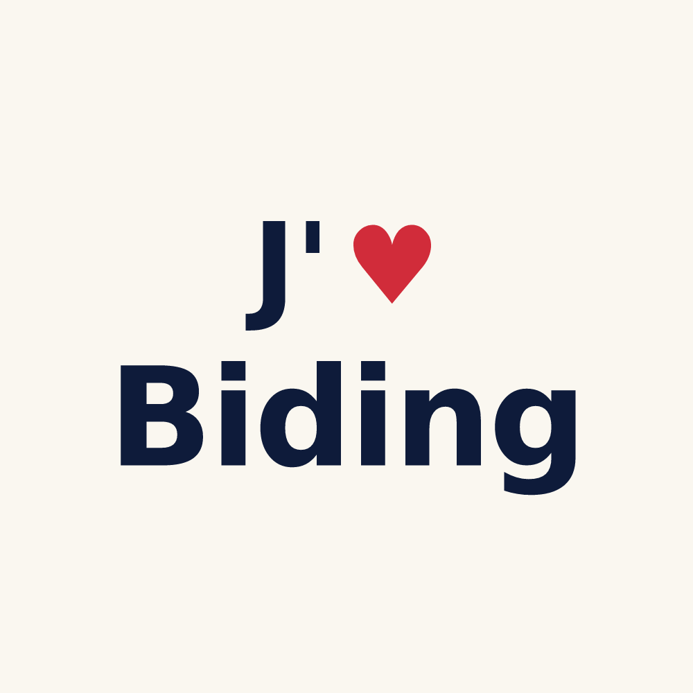 Tasse personnalisée Biding — design J'aime Biding