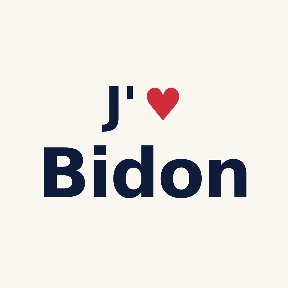 Tasse personnalisée Bidon — design J'aime Bidon