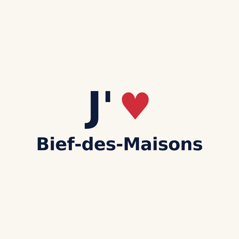Tasse personnalisée Bief-des-Maisons — design J'aime Bief-des-Maisons