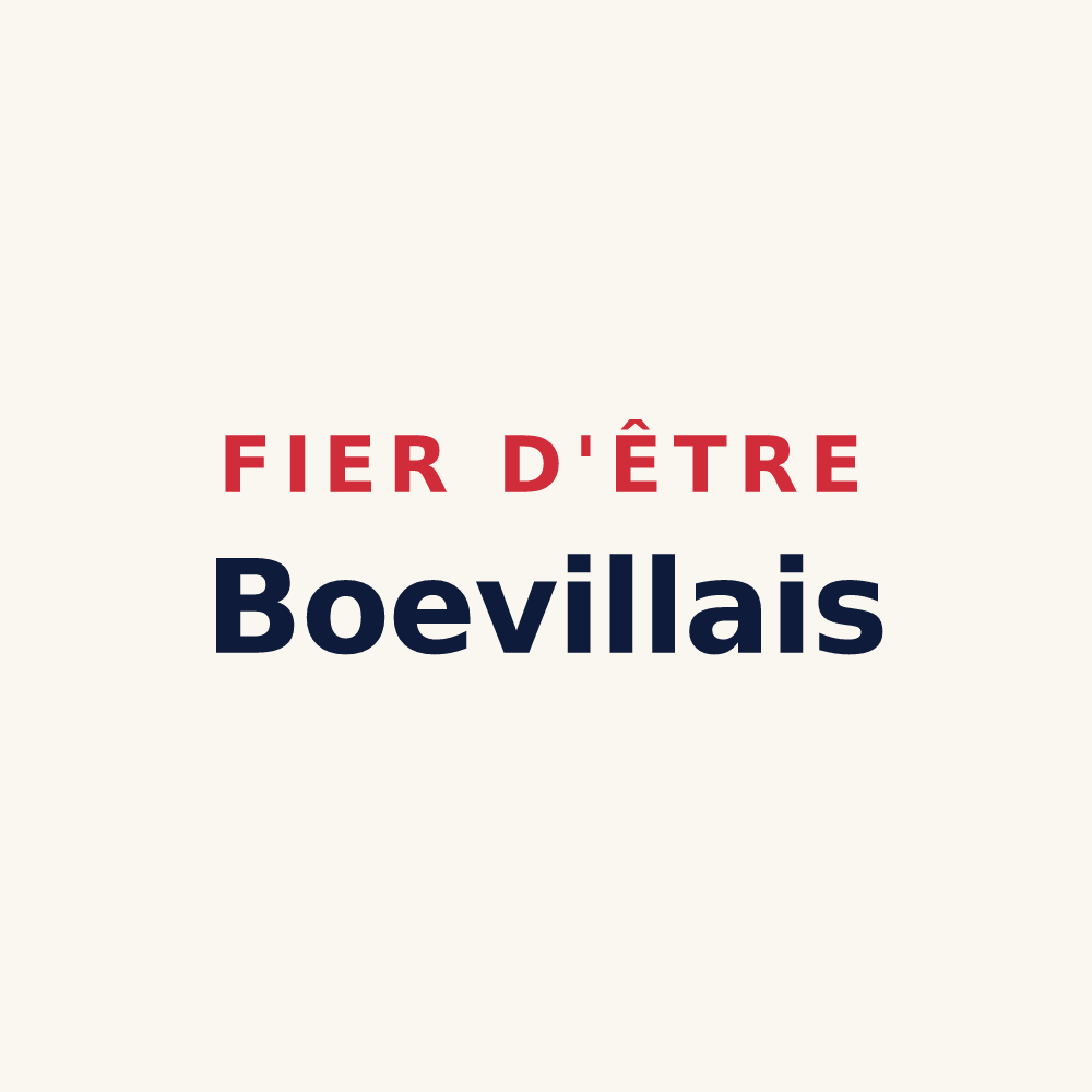 Tasse « Fier d'être Boevillais » — design pour Biéville-Beuville