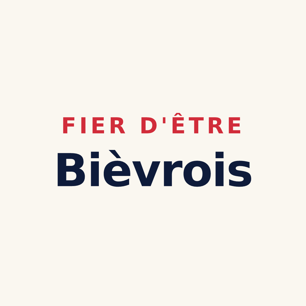 Tasse « Fier d'être Bièvrois » — design pour Bièvres