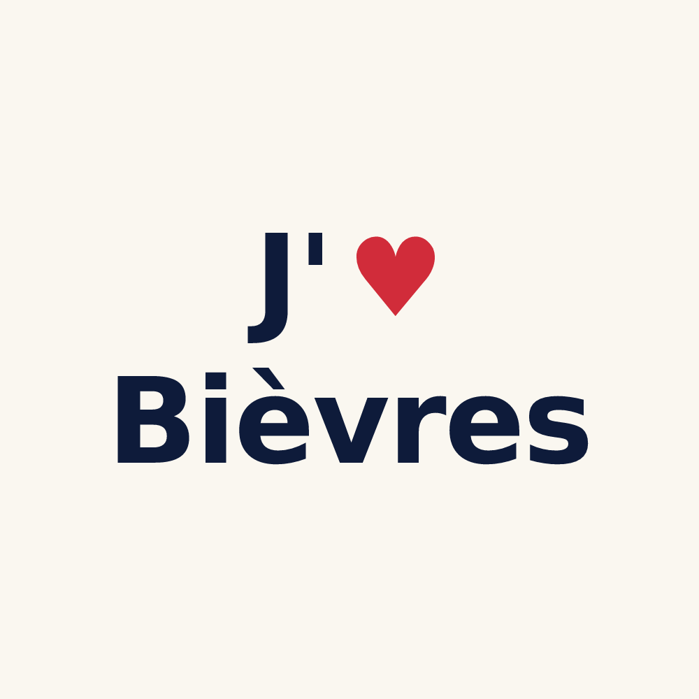 Tasse personnalisée Bièvres — design J'aime Bièvres