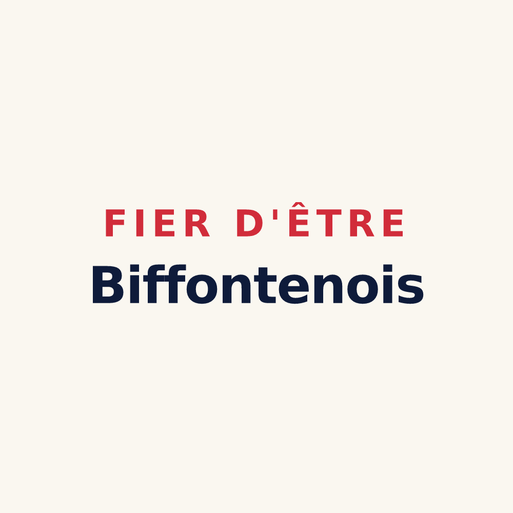 Tasse « Fier d'être Biffontenois » — design pour Biffontaine