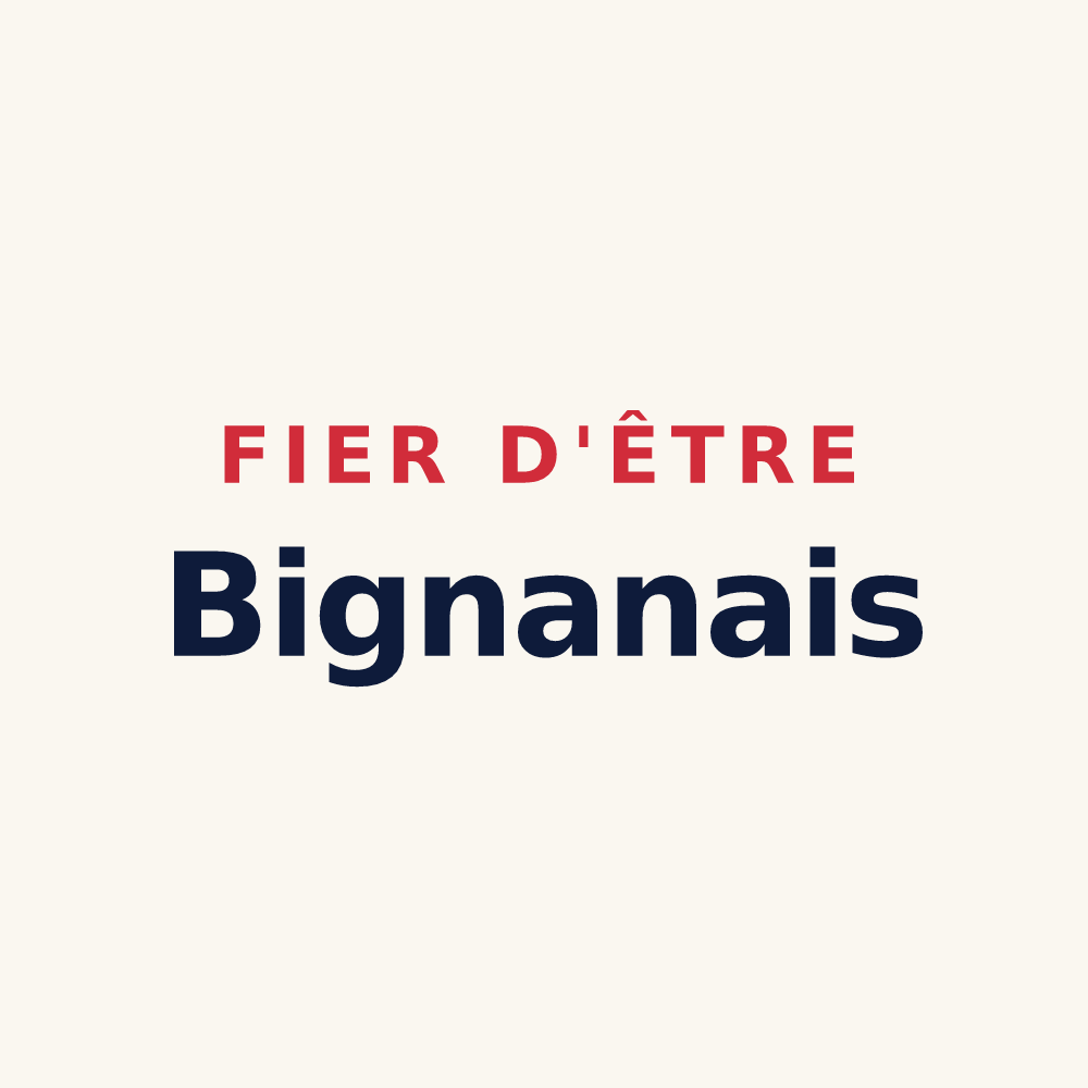 Tasse « Fier d'être Bignanais » — design pour Bignan