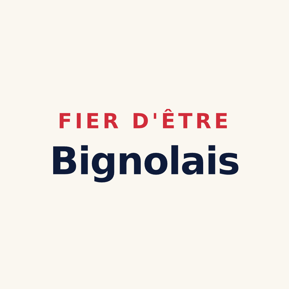 Tasse « Fier d'être Bignolais » — design pour Bignoux