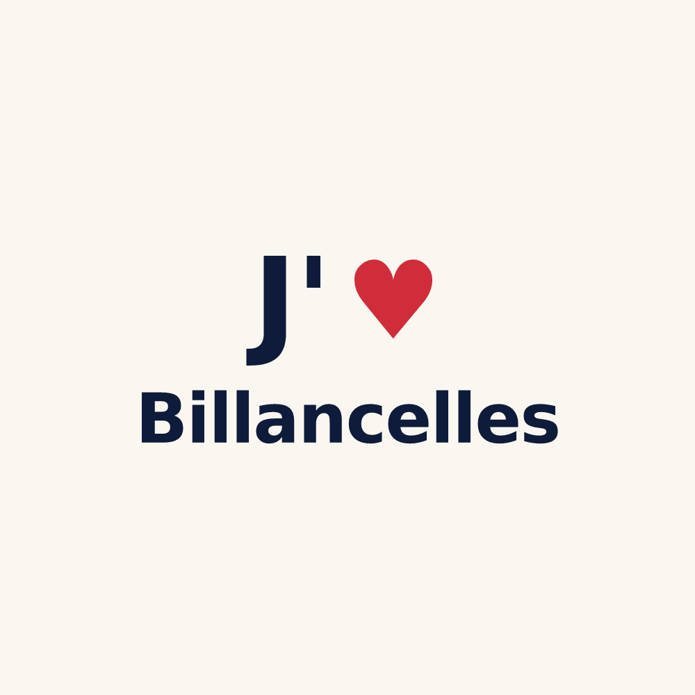 Tasse personnalisée Billancelles — design J'aime Billancelles