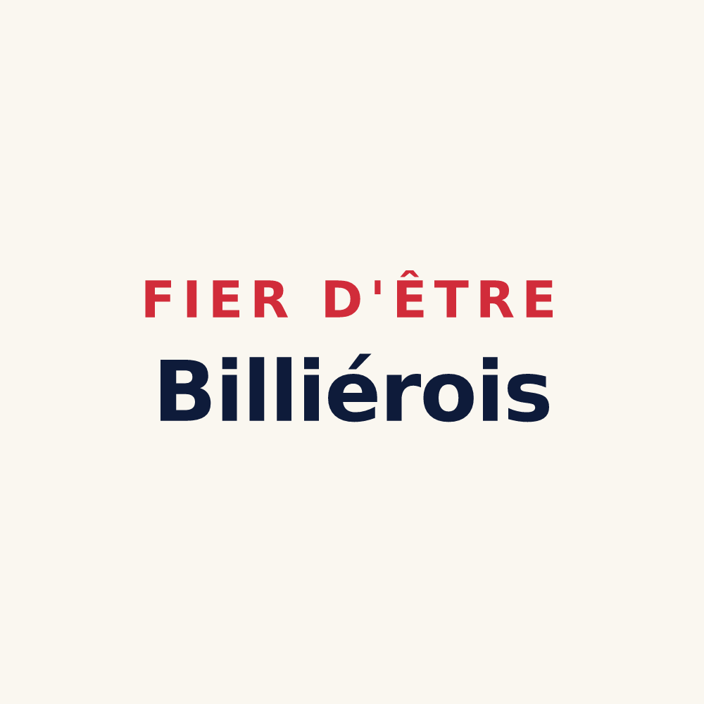 Tasse « Fier d'être Billiérois » — design pour Billière