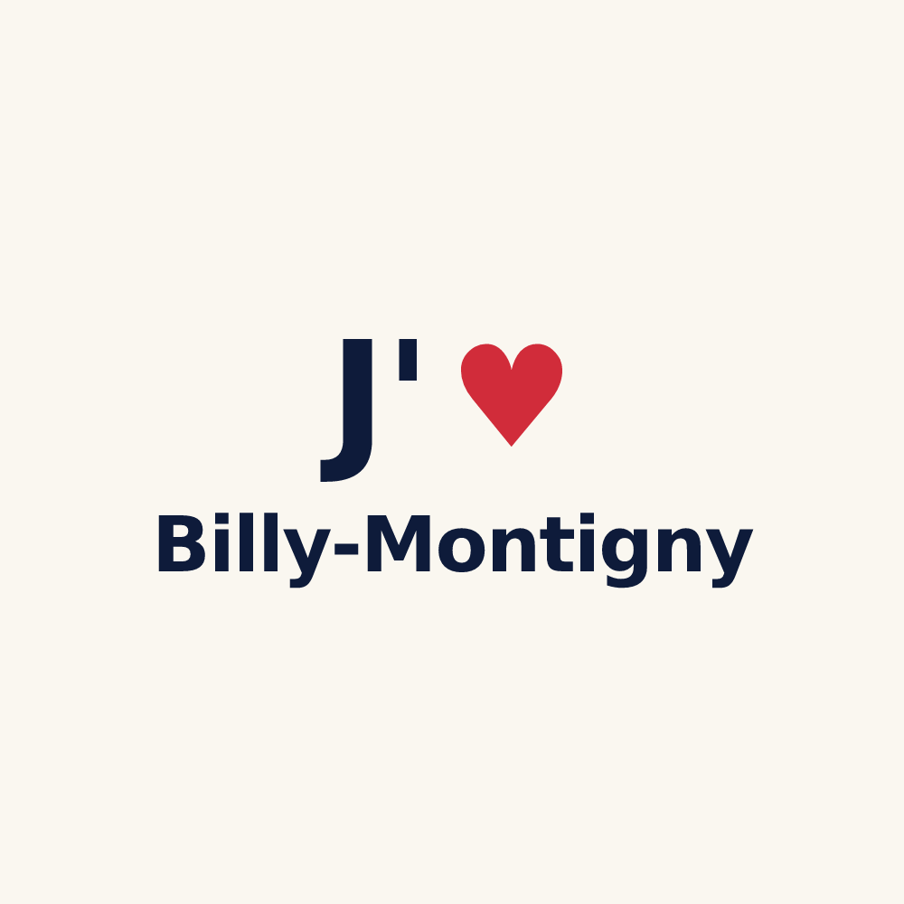 Tasse personnalisée Billy-Montigny — design J'aime Billy-Montigny