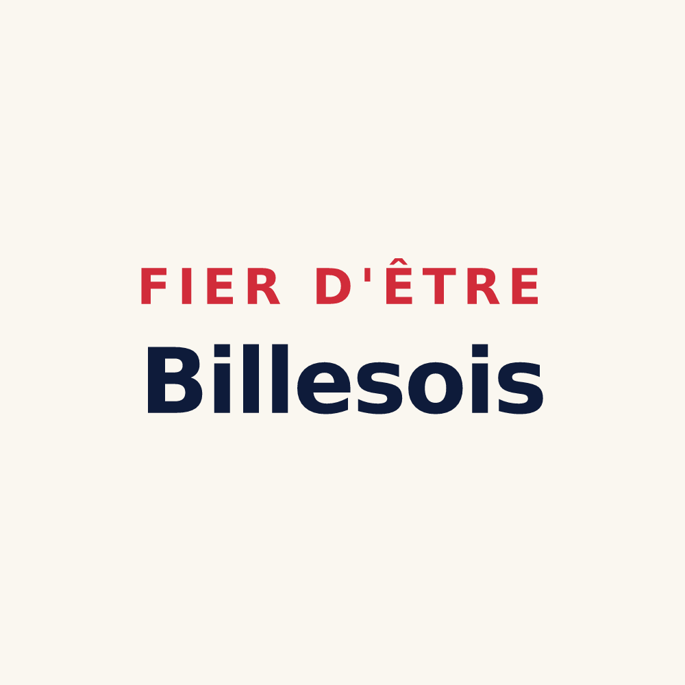 Tasse « Fier d'être Billesois » — design pour Billy-sous-Mangiennes