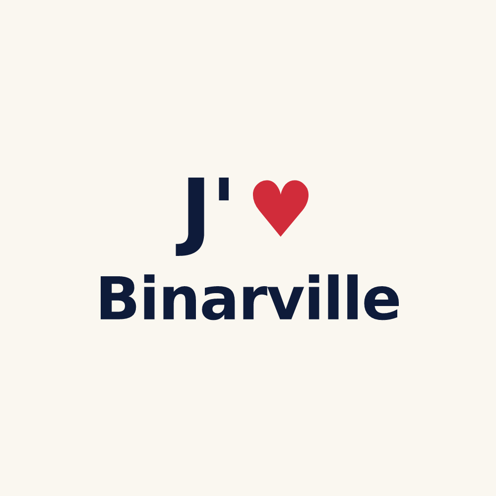 Tasse personnalisée Binarville — design J'aime Binarville