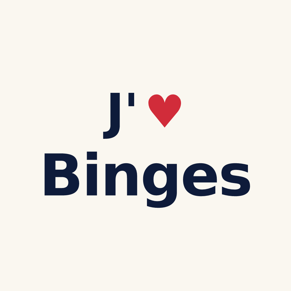 Tasse personnalisée Binges — design J'aime Binges