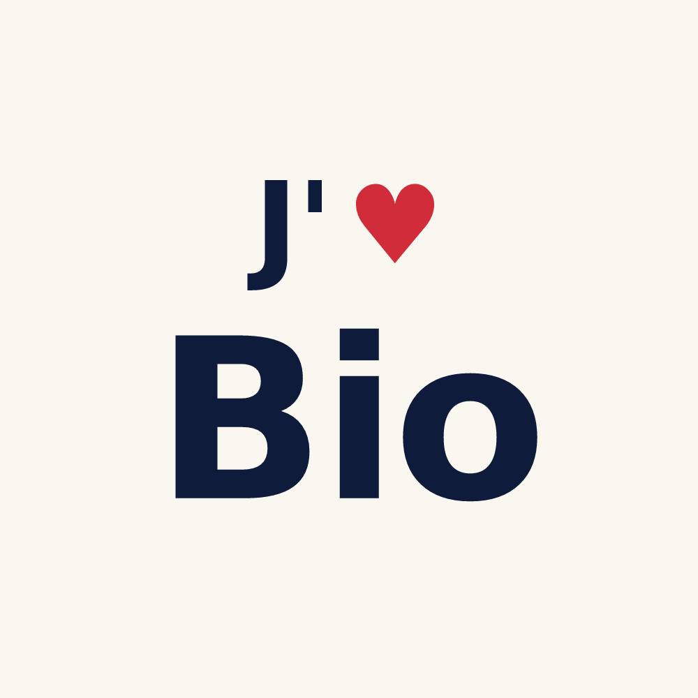 Tasse personnalisée Bio — design J'aime Bio