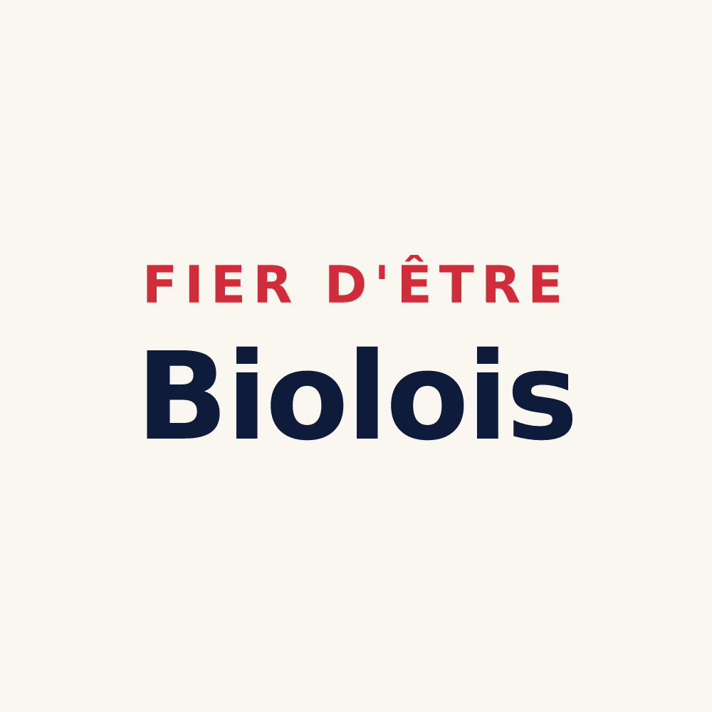 Tasse « Fier d'être Biolois » — design pour Biol