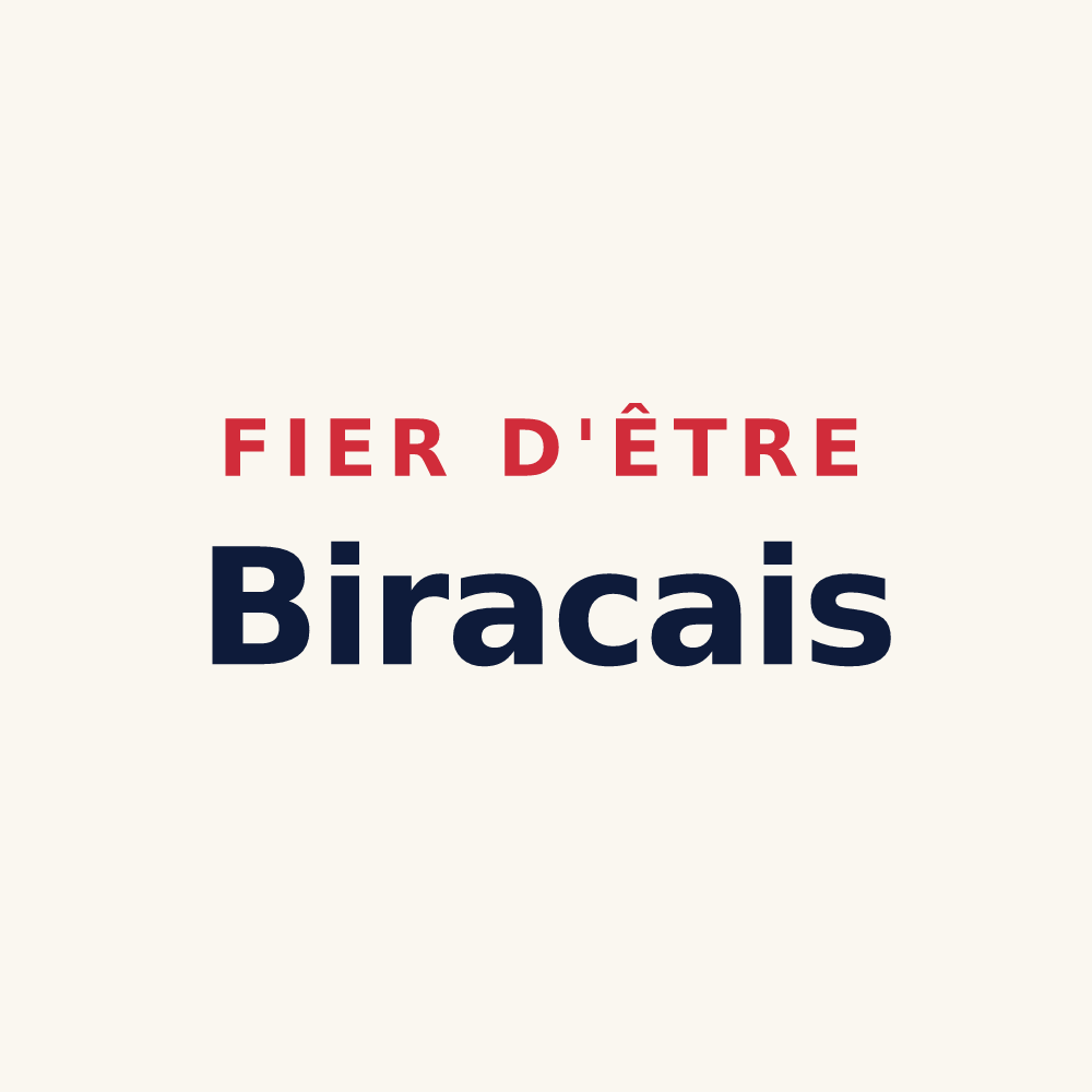 Tasse « Fier d'être Biracais » — design pour Birac-sur-Trec